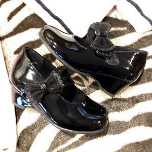 Wedge Patent Leather High Heel Maryjanes Shoes 💕